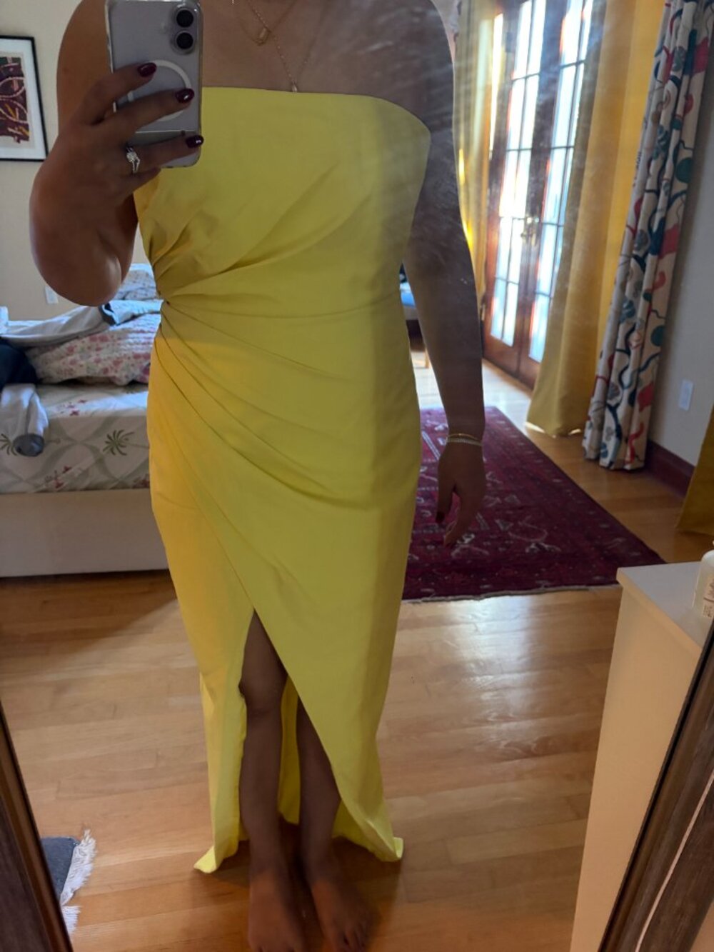 Yellow Badgley Mishka dress